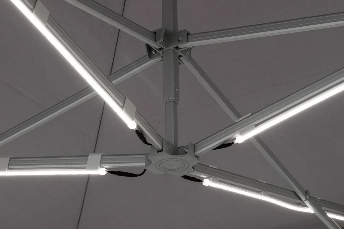 Faltzelt Lichtsystem VeroTENT Luxea: 4 Stück LED je 100 cm